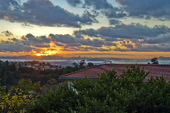 View from Barry's house